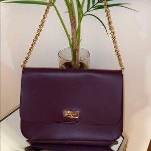 NWOT Kate Spade Purple/Maroon Clutch Handbag